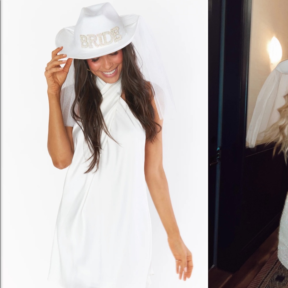 Show Me Your Mumu bride cowboy hat